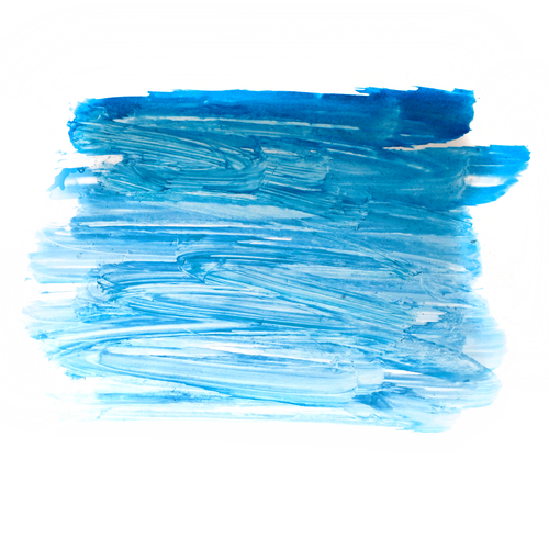 blue paint